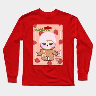 self-love sloth Long Sleeve T-Shirt